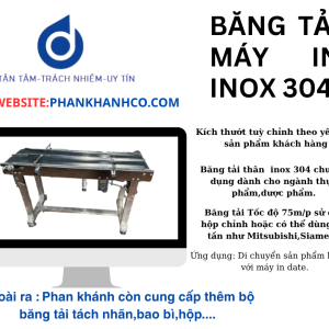 Băng tải chuyên dụng cho máy in date